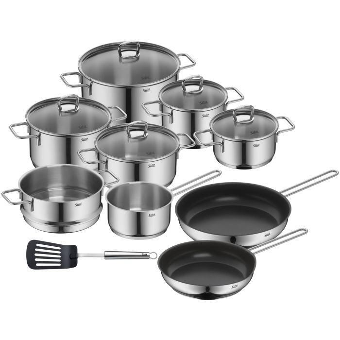 特別価格Silit Alicante 10-Piece Induction Cooking Pot Set with