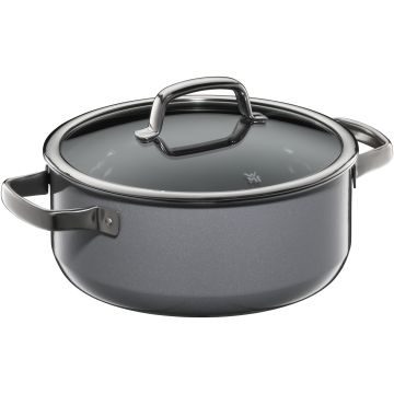 WMF Fusiontec Mineral Braising Pan 24cm with lid Platinum